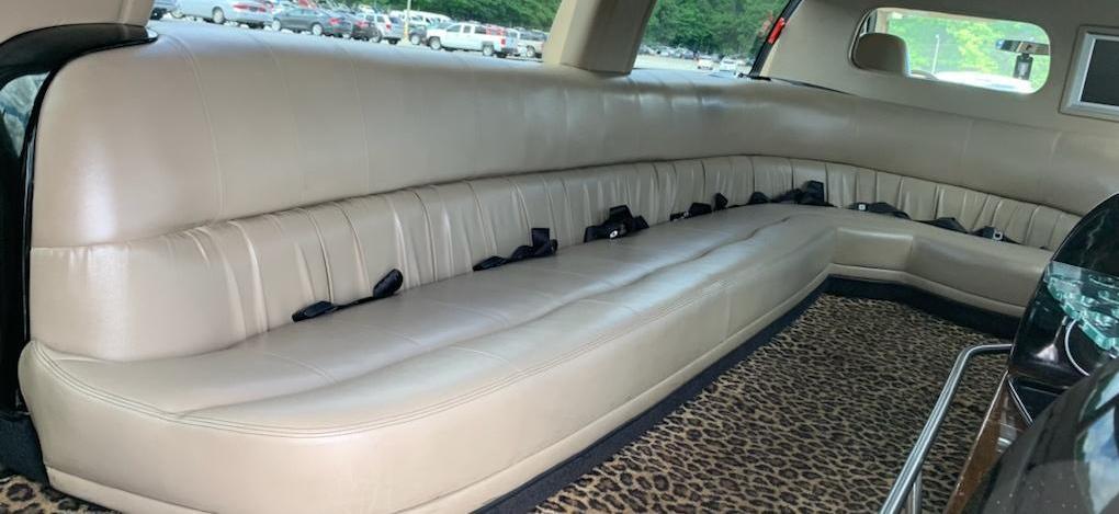 Leather Seating in limo